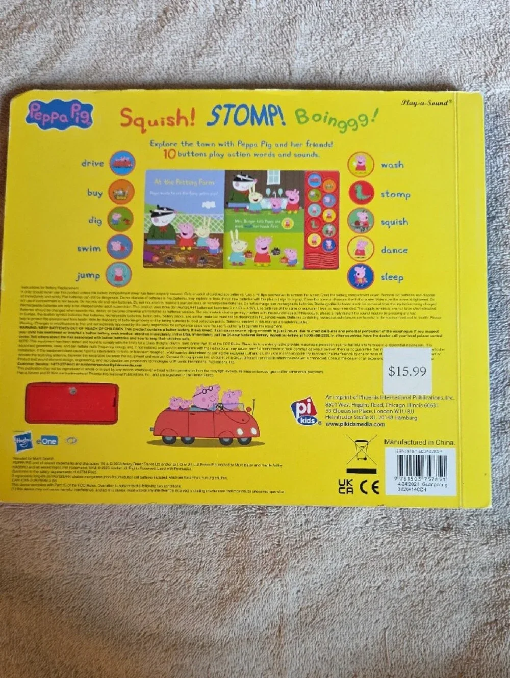 Peppa Pig Away We Go! Sound Book